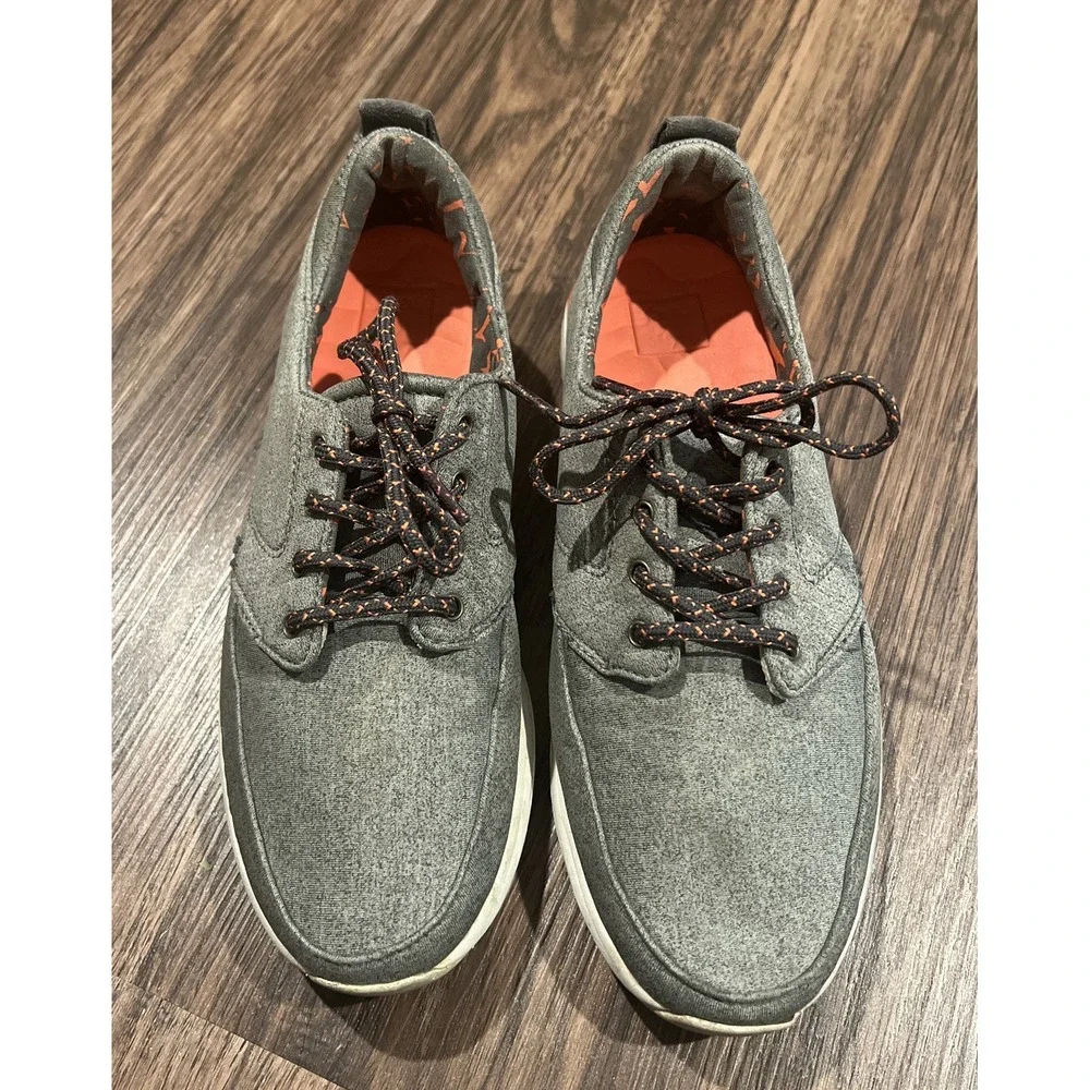 Reef Rover Low Casual Shoes Gray Red Women's Size 7.5 RF-008205